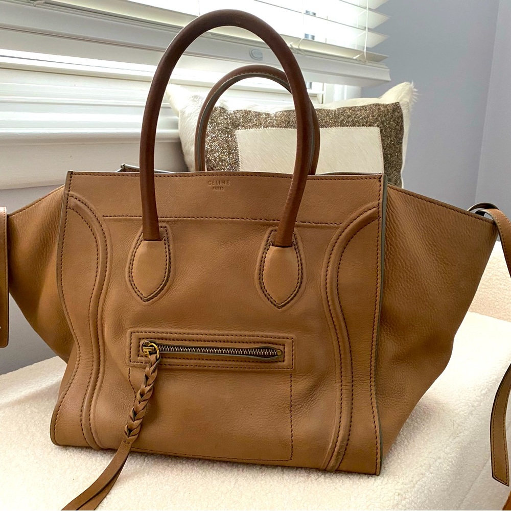 AUTH CELINE PHANTOM LUGGAGE TOTE MEDIUM